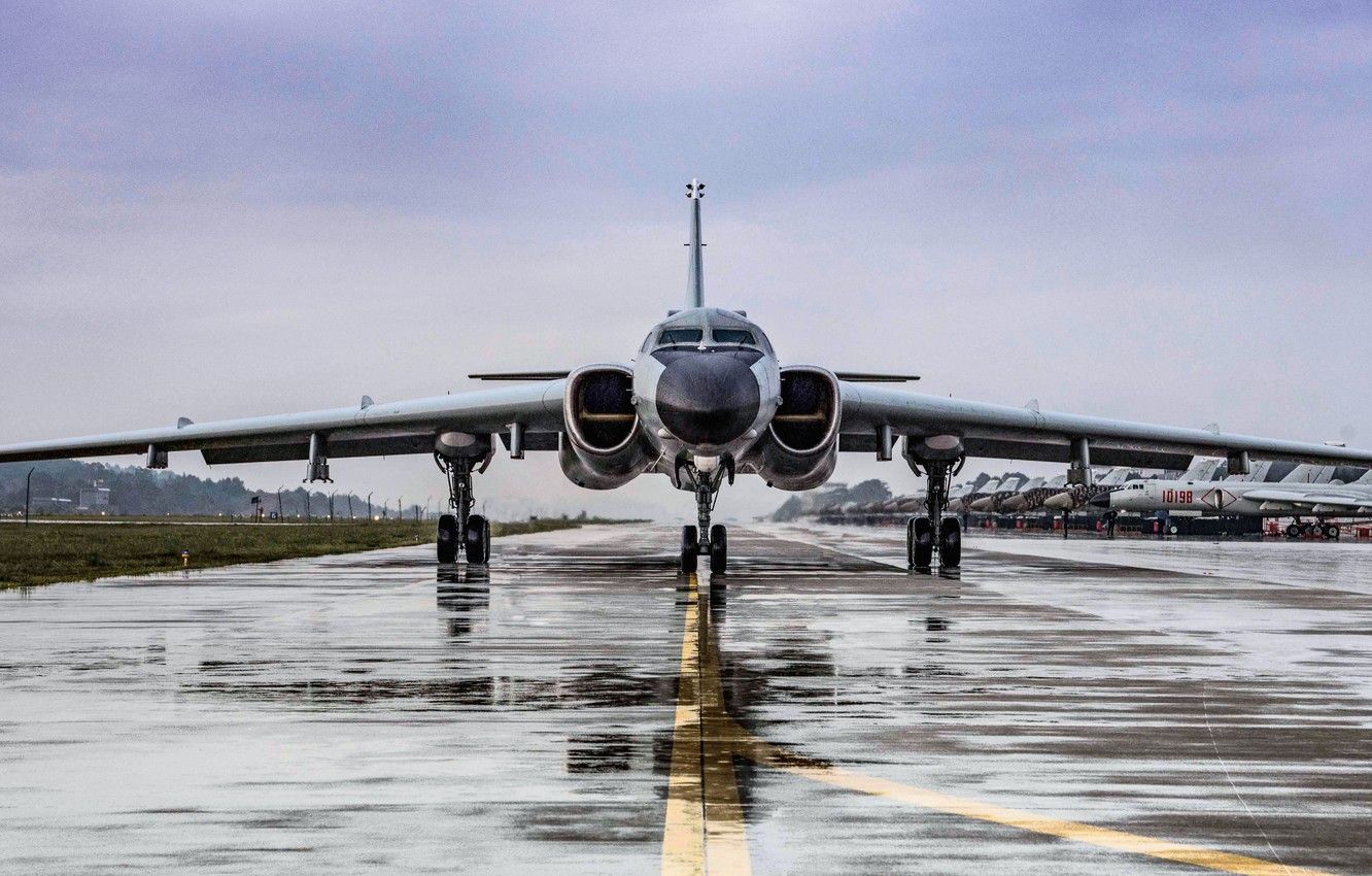 Wallpaper The plane, Strip, China, Aviation, Bomber, Tupolev, Tu