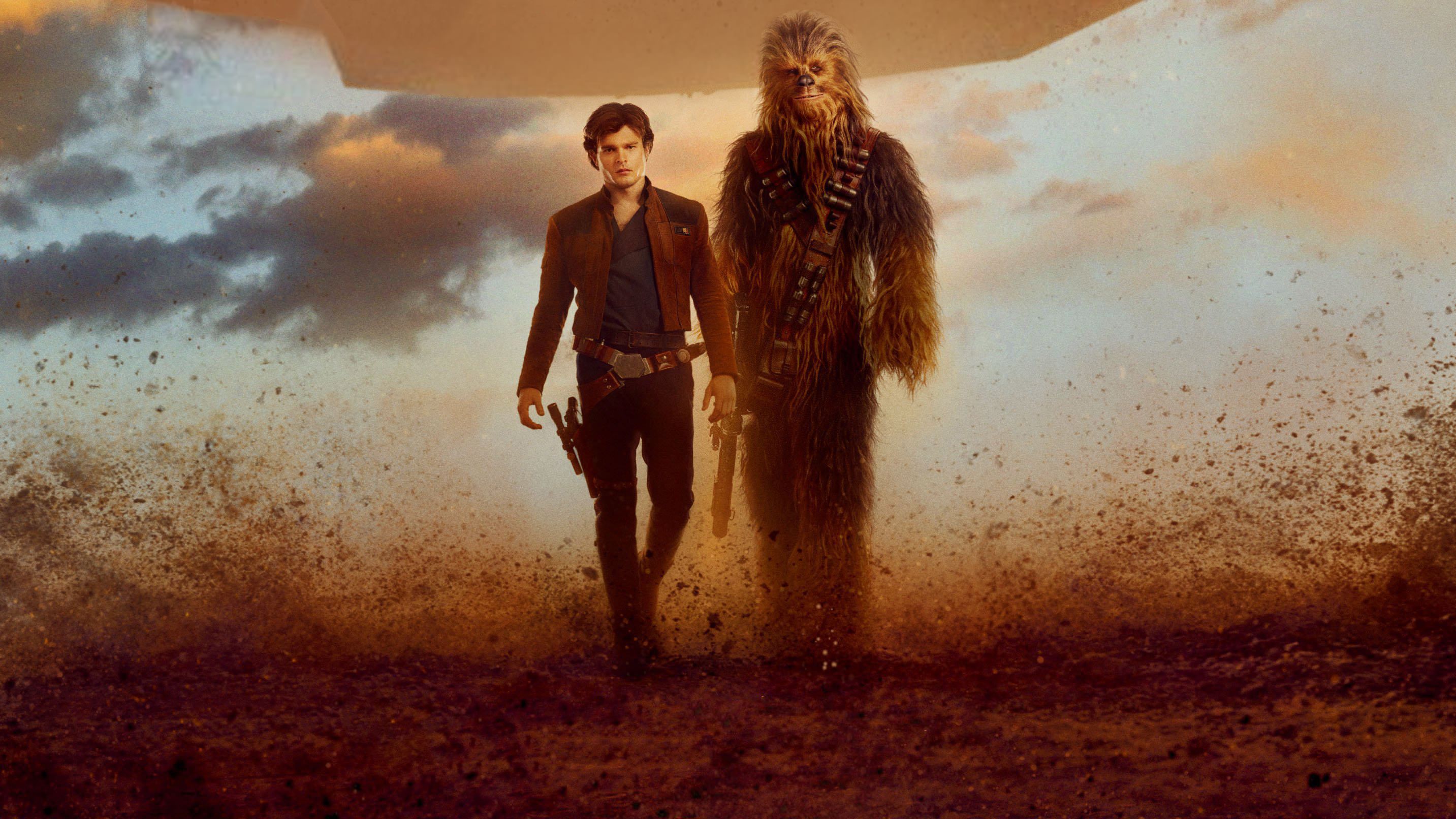 Han Solo And Chewbacca Solo A Star Wars Story, HD Movies, 4k