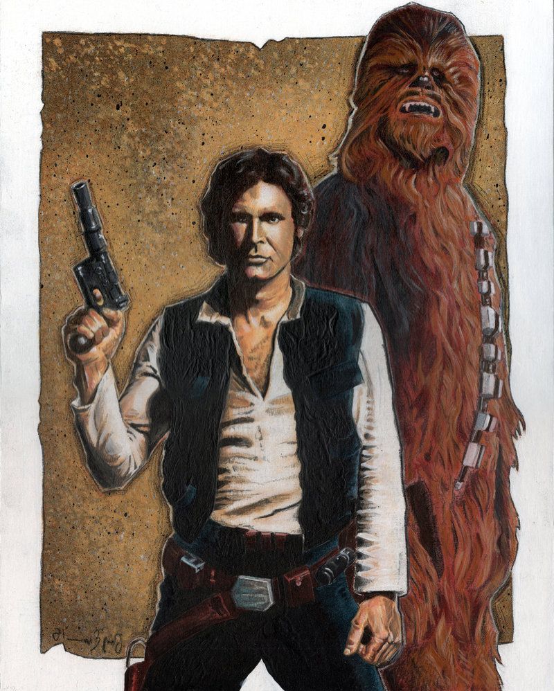 Free download Han Solo and Chewbacca by blindroosevelts [800x998] for your Desktop, Mobile & Tablet. Explore Han and Chewbacca Wallpaper. Han and Chewbacca Wallpaper, Chewbacca Wallpaper, Chewbacca Background