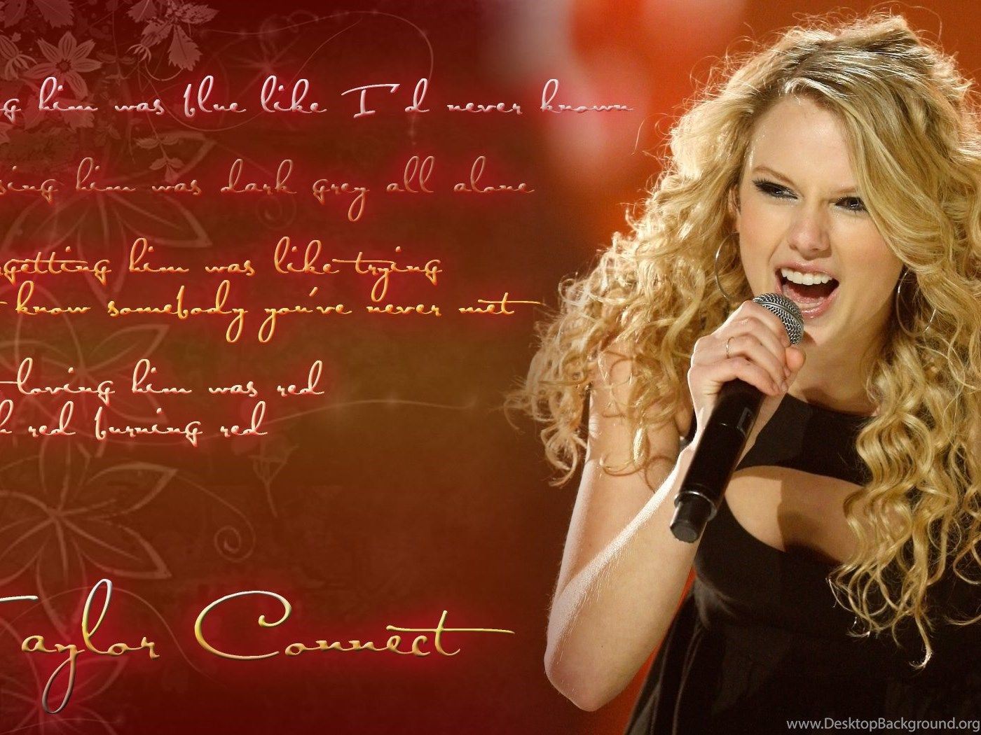 New Taylor Swift Red Wallpaper Desktop Desktop Background