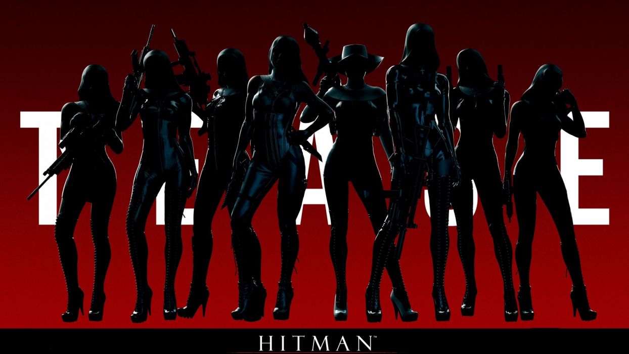 Hitman Absolution Clan of the Saints nuns women babes warriors assassins weapons guns wallpaperx1080