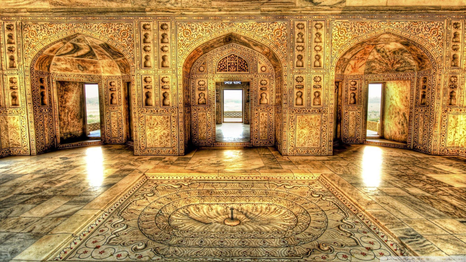 Akbar's Royal Bathing Chamber, Delhi, India HD desktop wallpapers