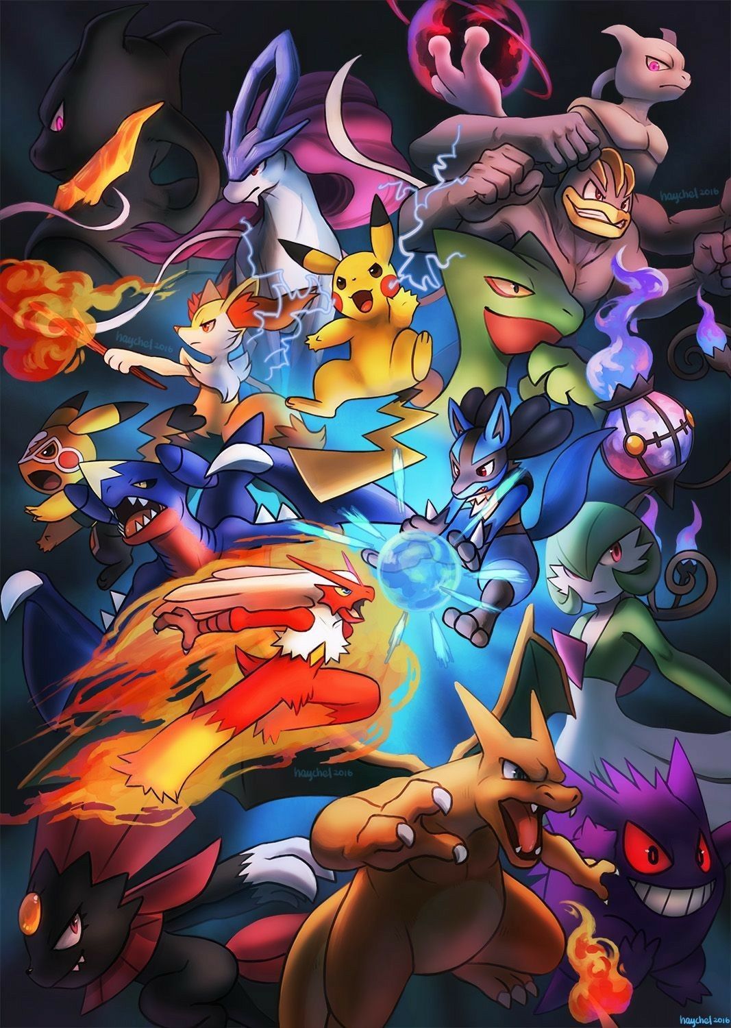 Pokken Tournament Poster Wall Decor