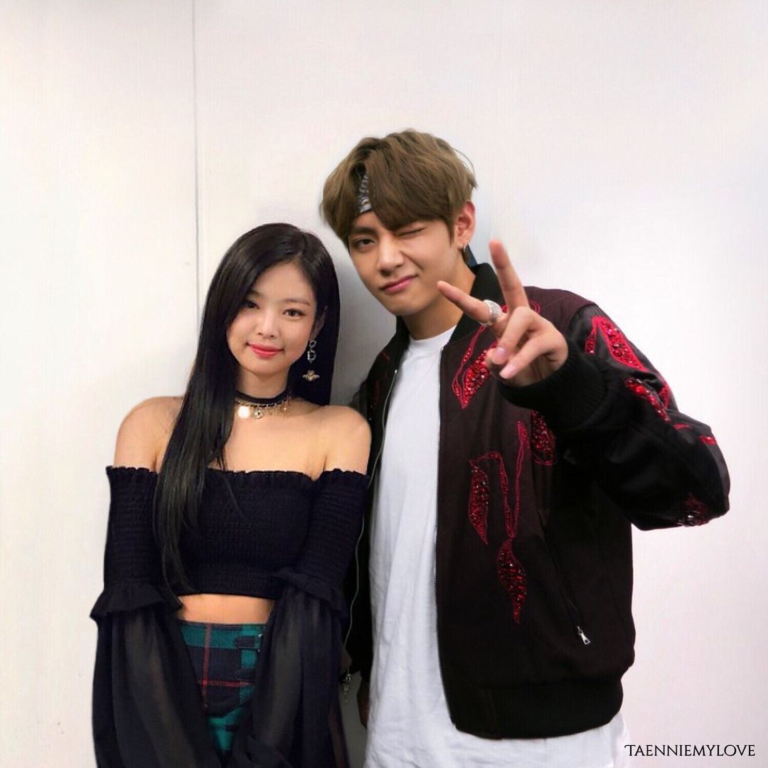 Best taennie image. Blackpink and bts, Taehyung, Blackpink