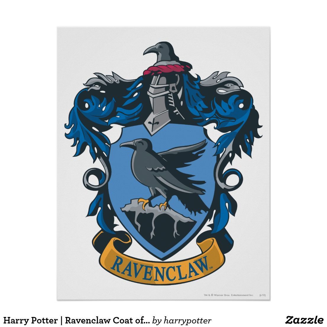 Harry Potter. Ravenclaw Coat of Arms Poster #harrypotter