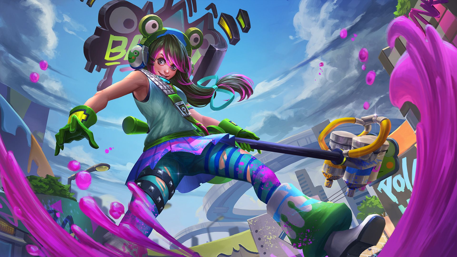 Punk Polly In Heroes Of Newerth, HD Games, 4k Wallpaper, Image