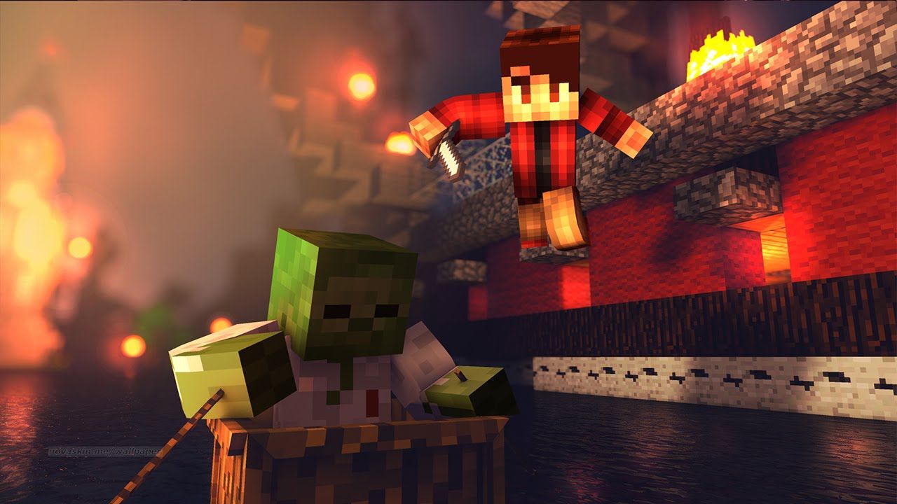 Minecraft Pvp Wallpapers Wallpaper Cave