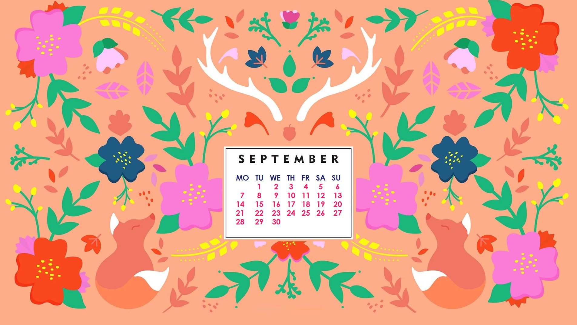 September 2020 Wallpaper Calendar