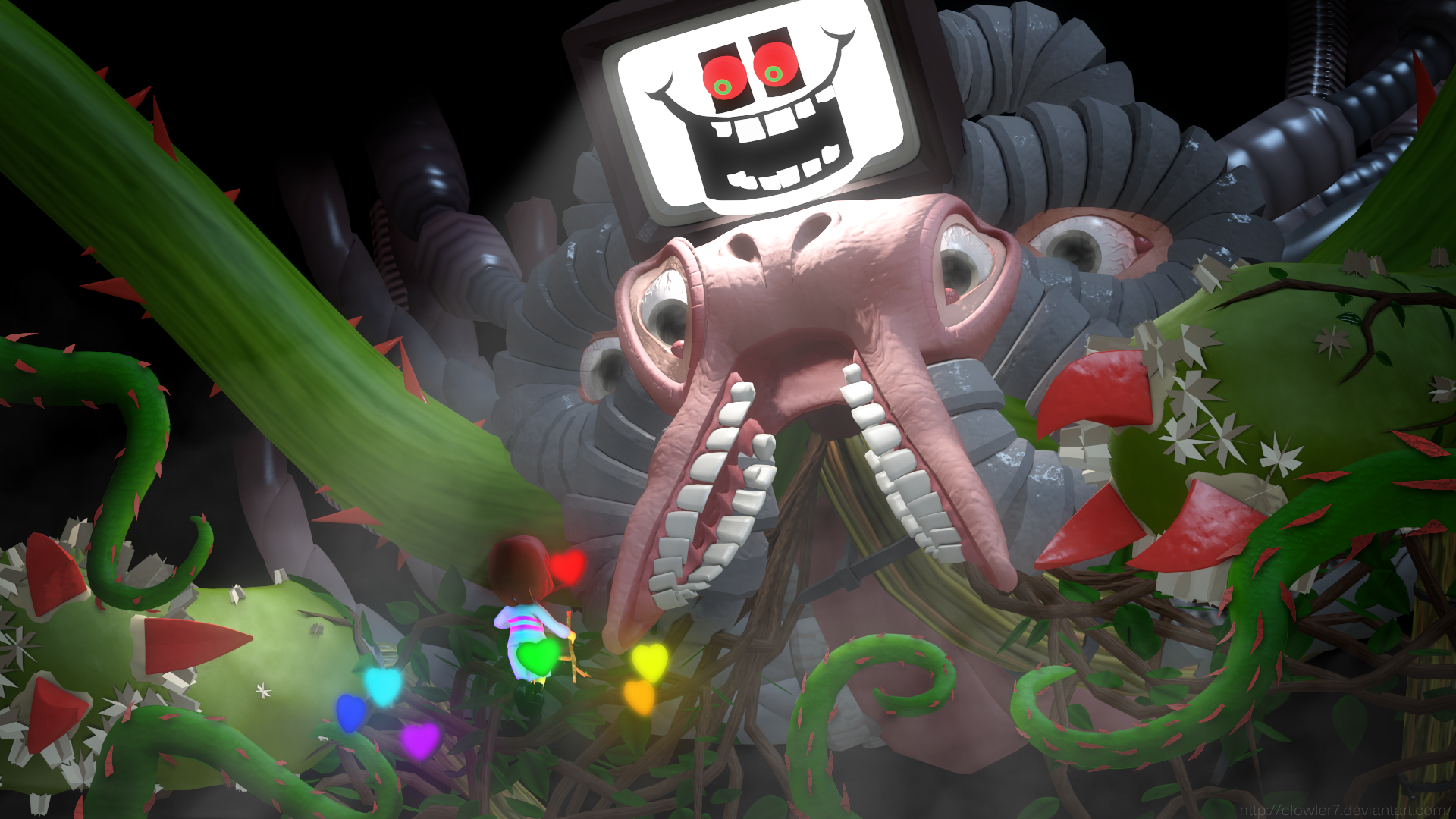 Undertale - Boss Battle: Omega Flowey (1080p HD) 