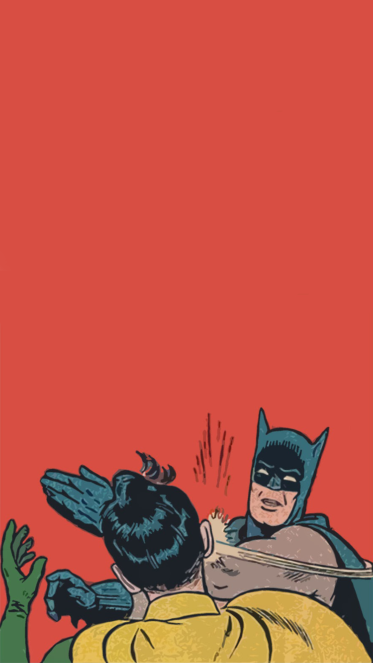 Batman Slapping Robin wallpaper