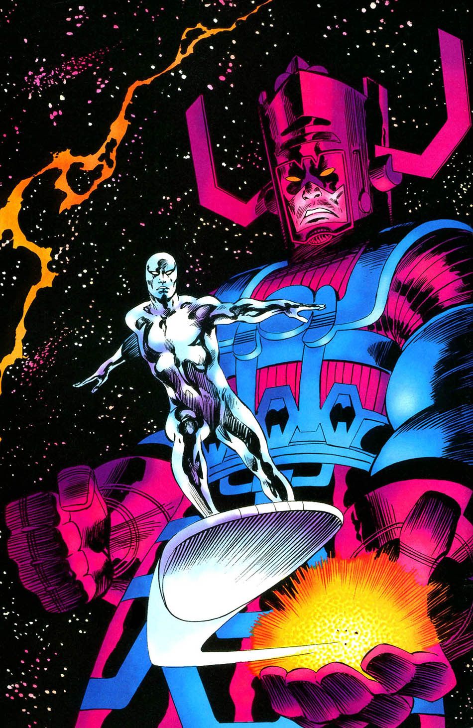 My current Blackberry wallpaper. Galactus and The Silver Surfer