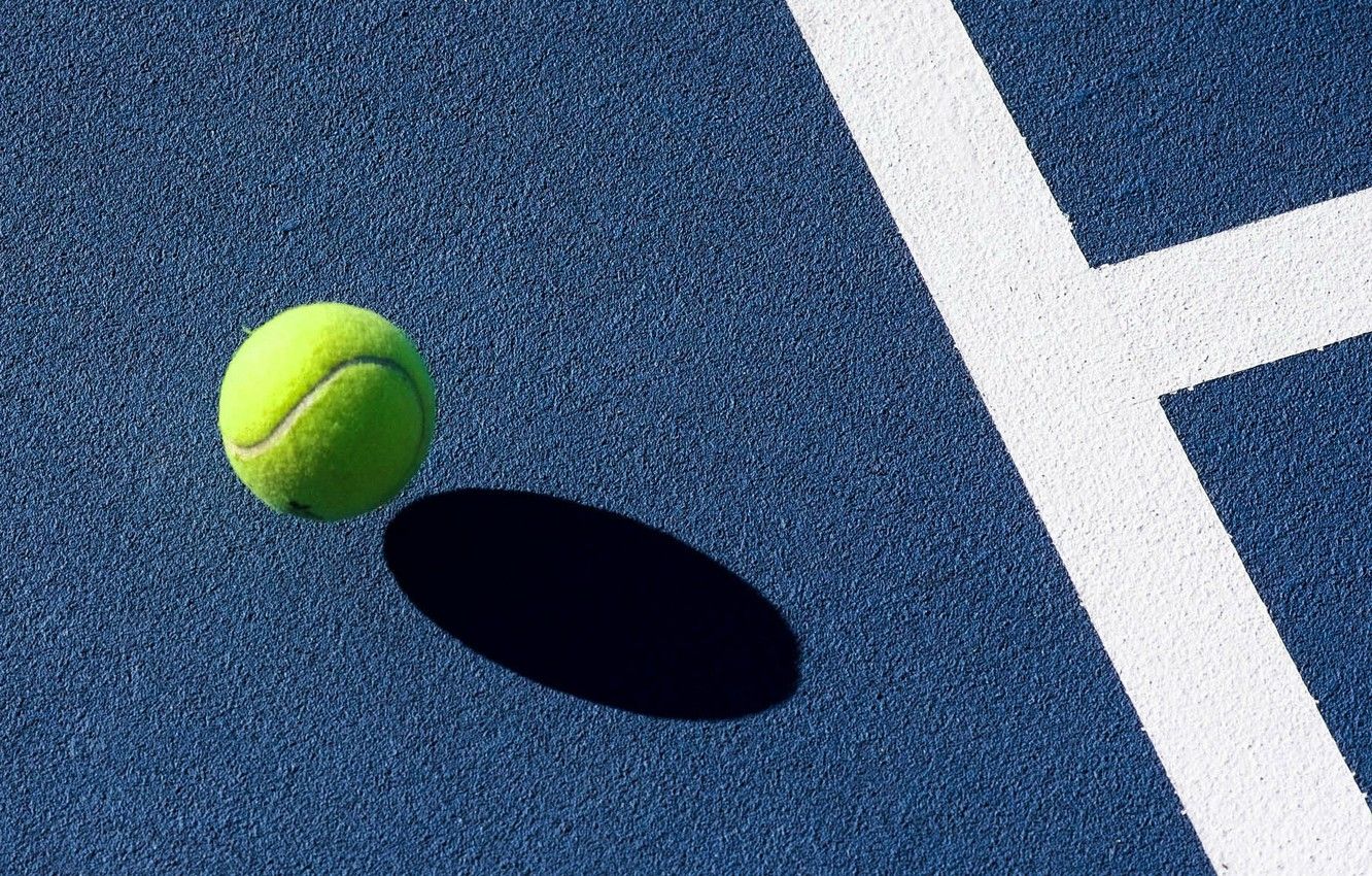 Wallpaper the ball, tennis, court image for desktop, section