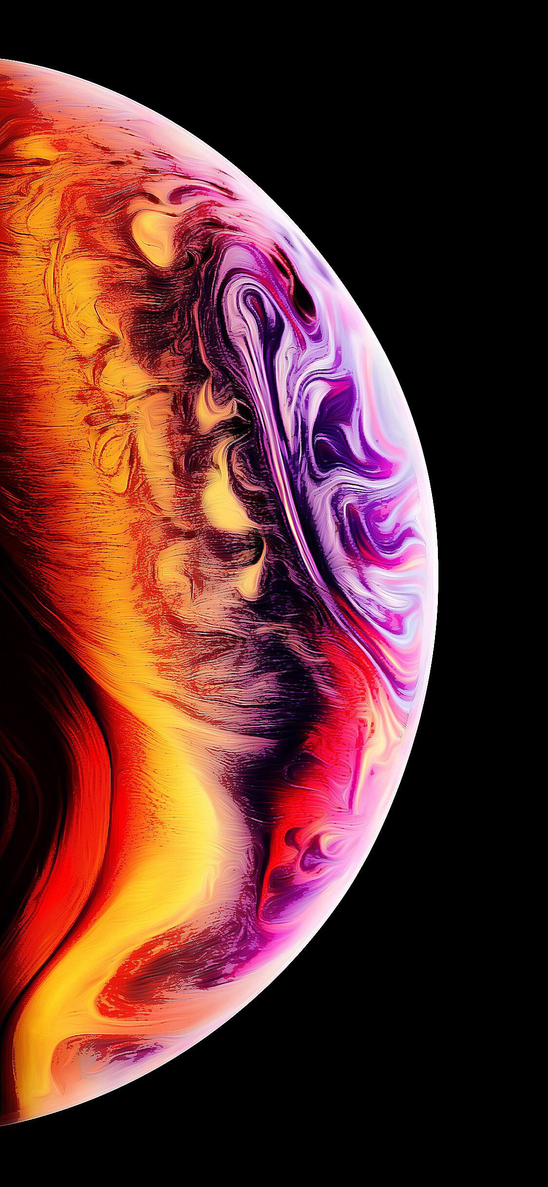 iPhone XS bubble wallpaper post screenshot