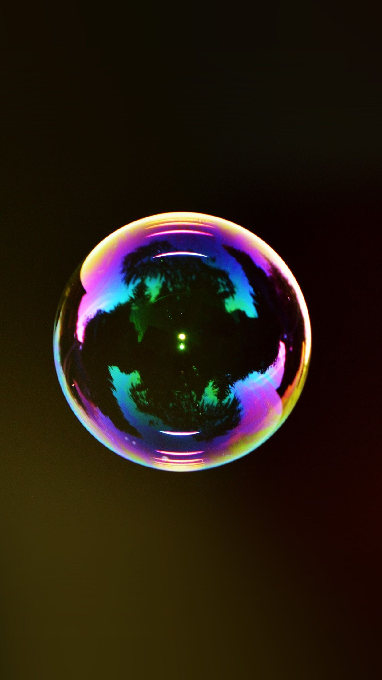 iPhone X wallpaper. bubble circle