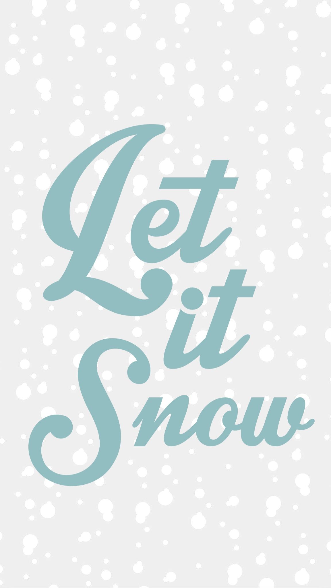 Let It Snow Wallpaper Free Let It Snow Background