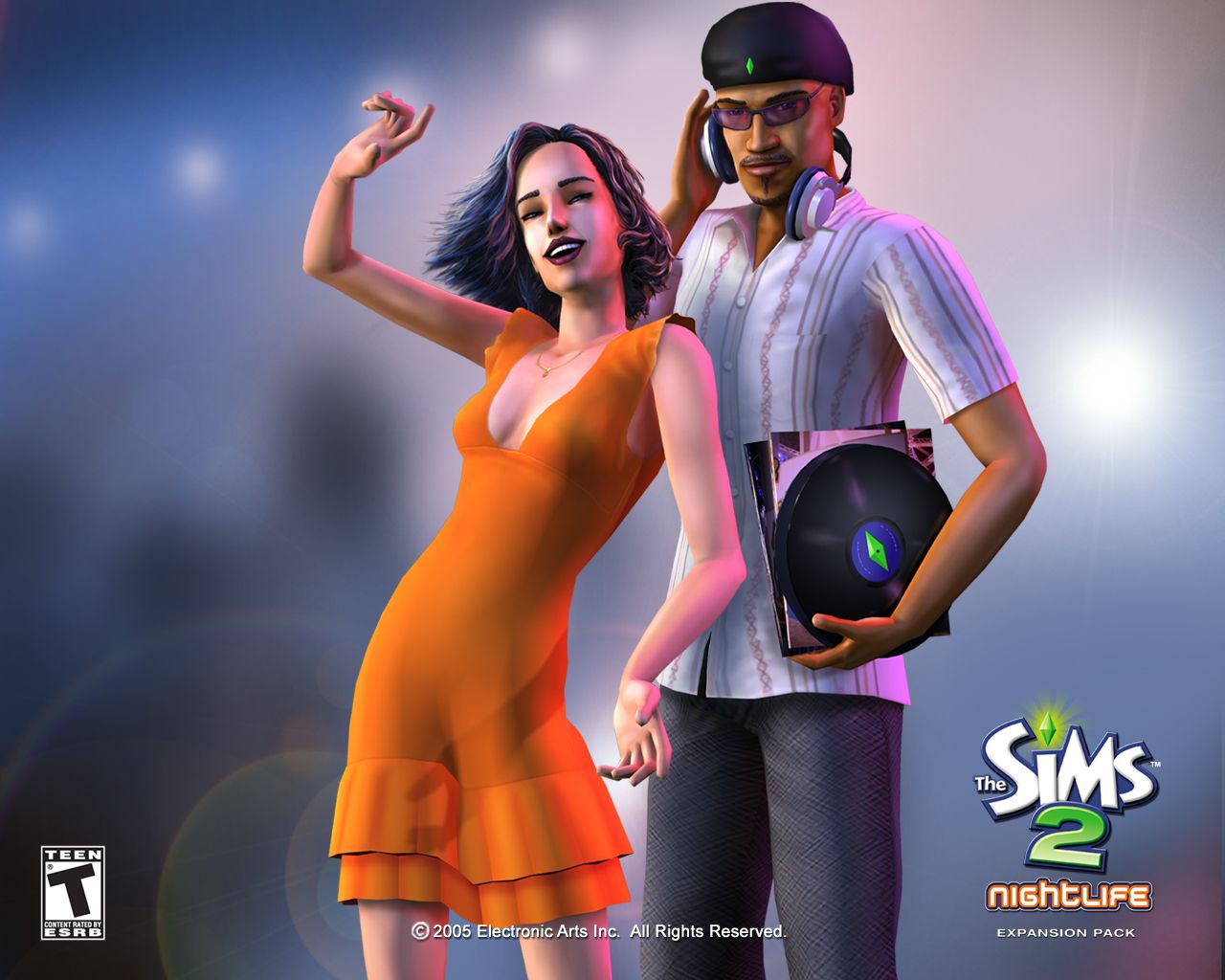 the sims2 nightlife Sims 2 Wallpaper