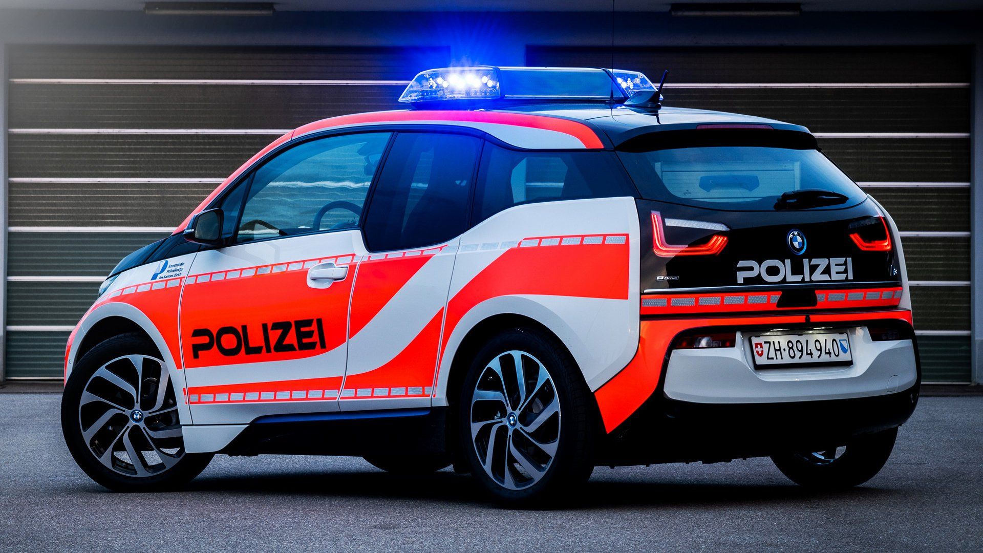 BMW i3 Police Car HD Wallpaper. Background Imagex1080