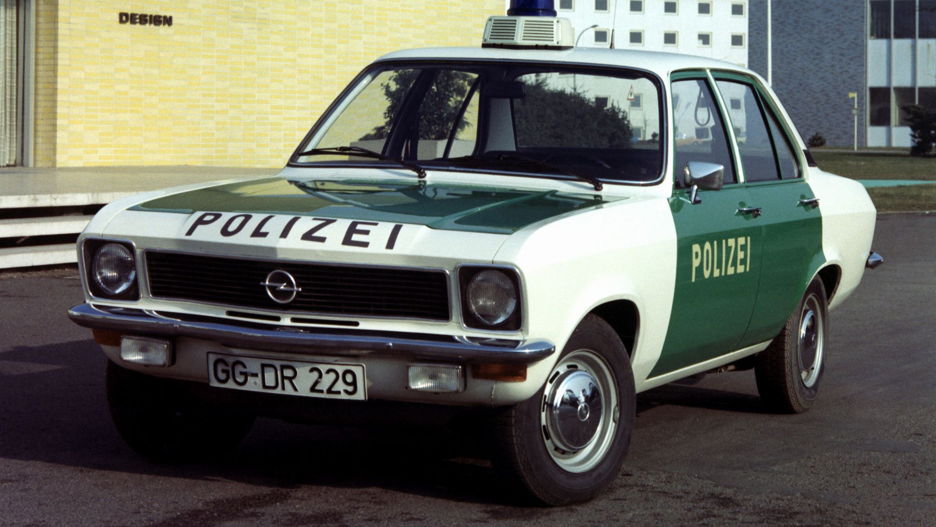 Opel Ascona Polizei and HD Image
