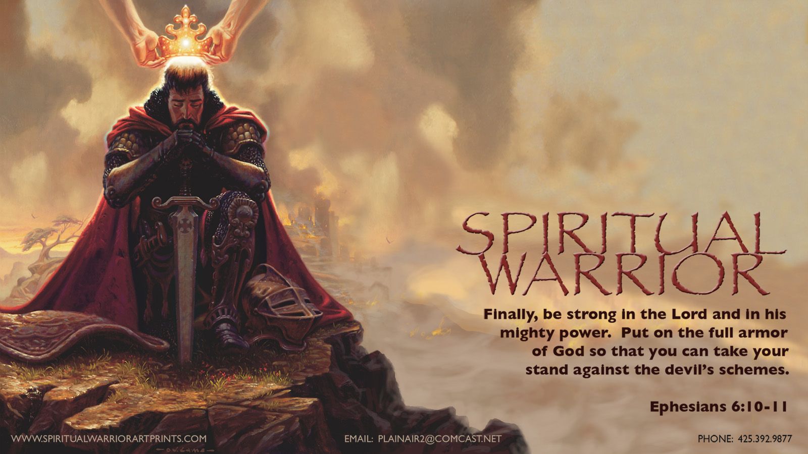 Spiritual Warrior Desktop Background