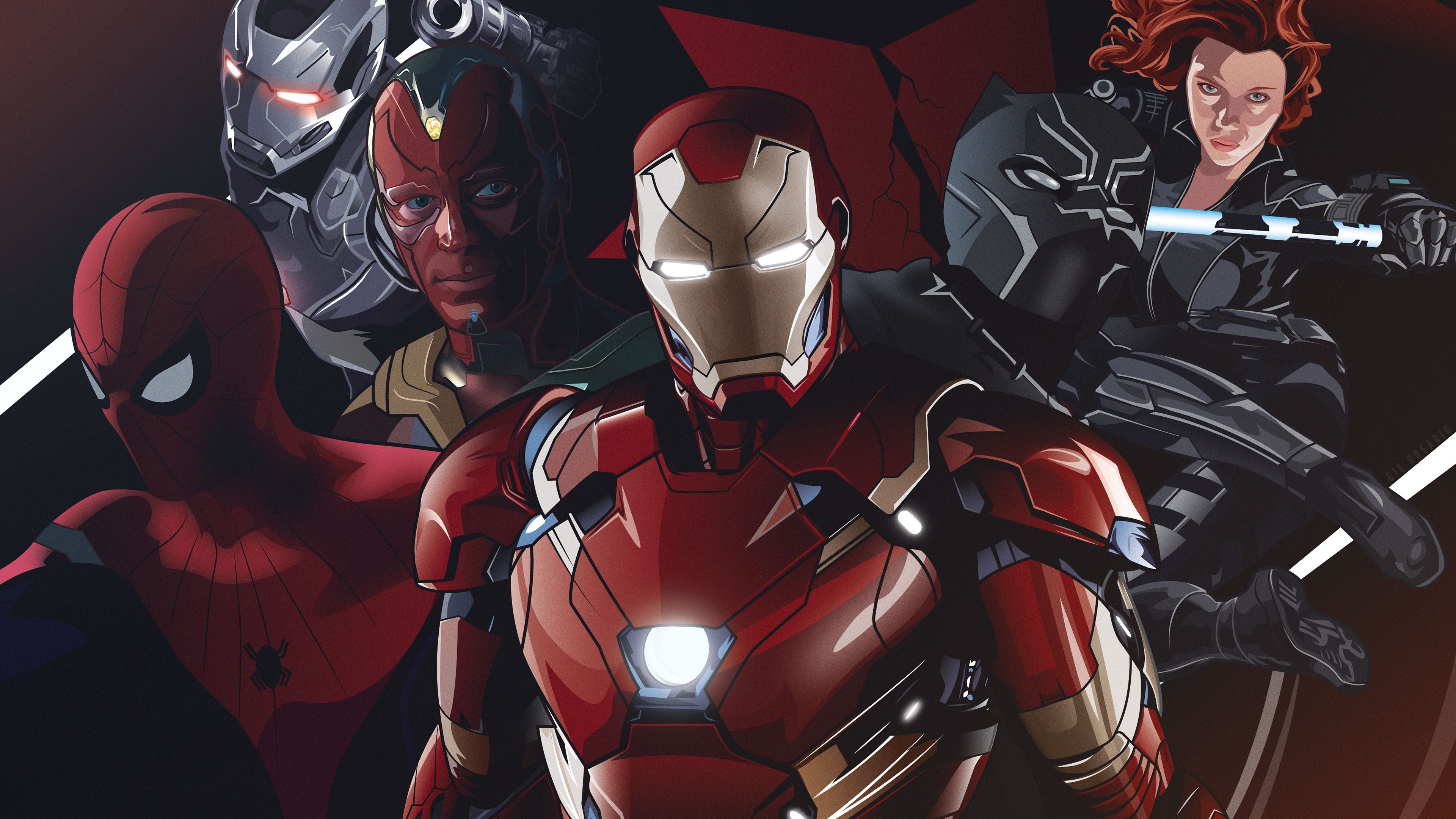 Team Iron Man, HD Superheroes, 4k Wallpaper, Image, Background, Photo and Picture