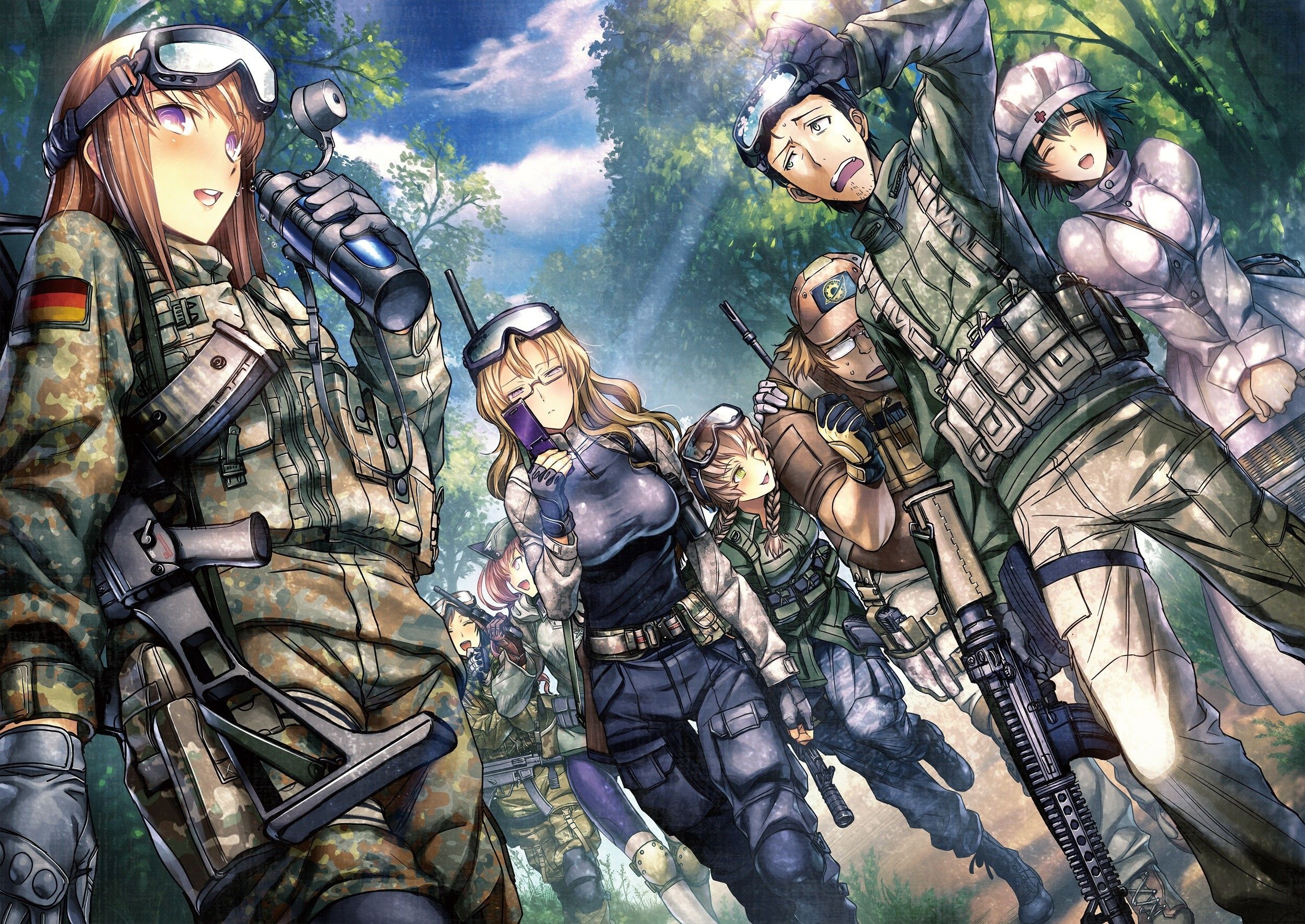 Anime Military Girls