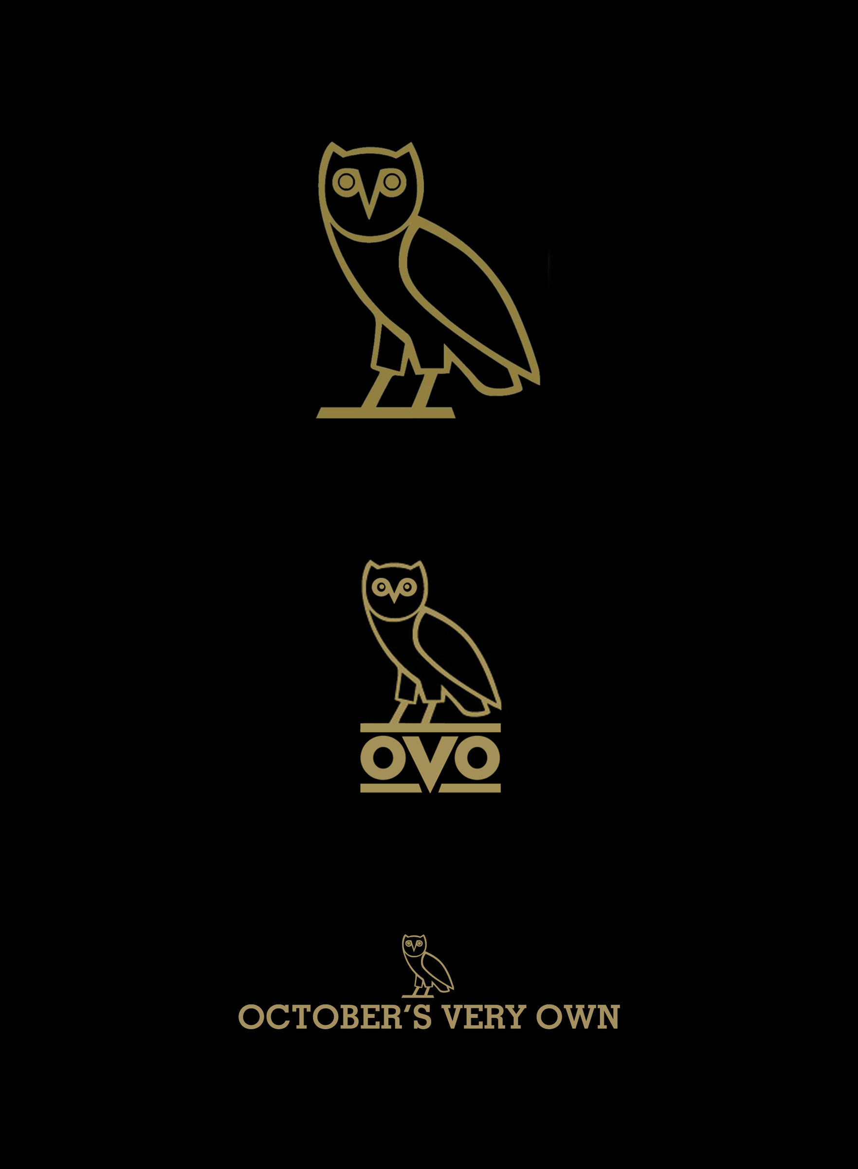 OVO logo and wordmark for Drake's made in Canada clothing line