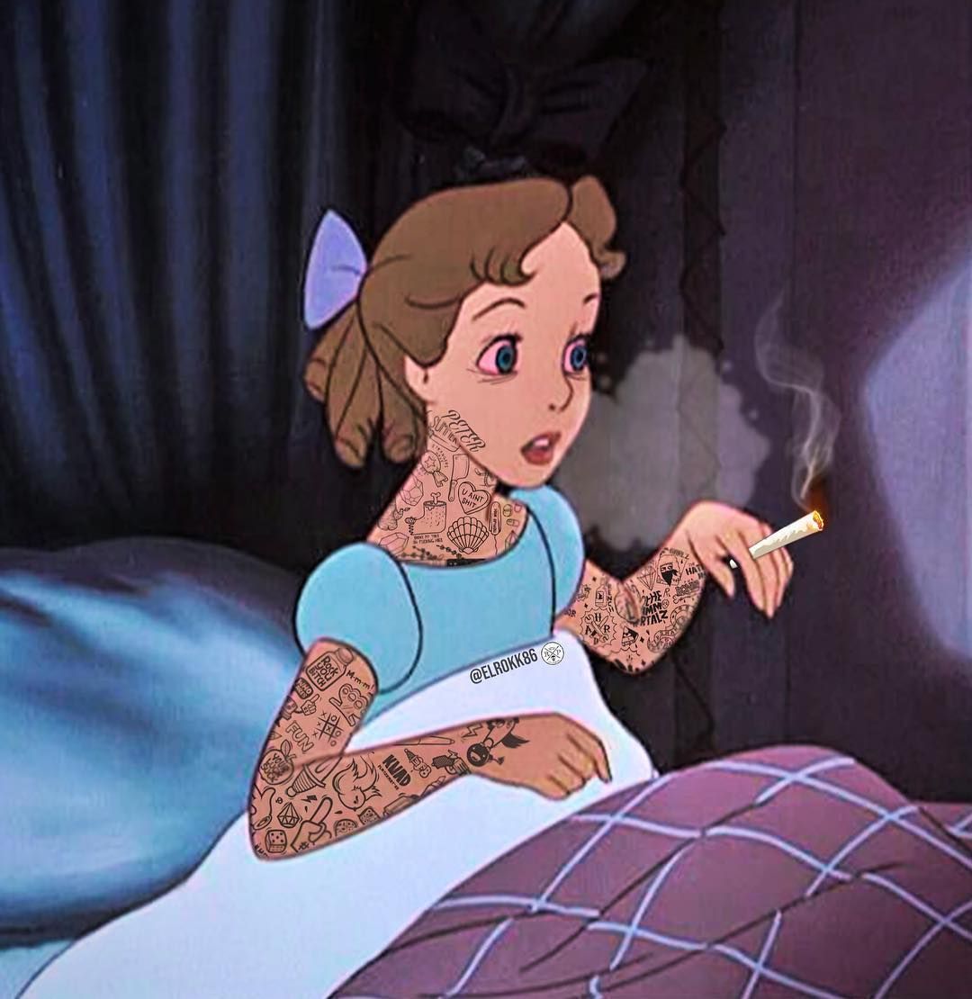 Disney Peter Pan Wake and bake wendy. No wonder you saw Pan