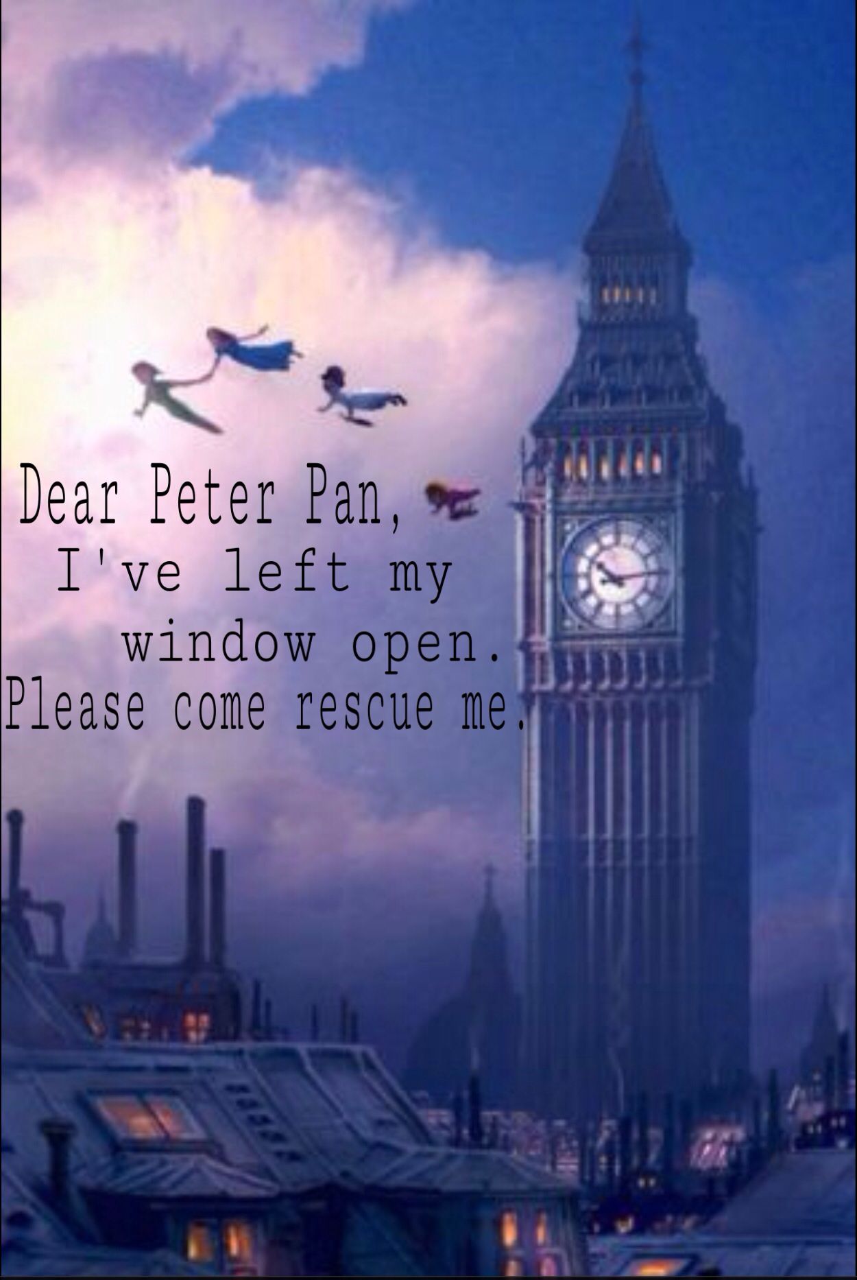 Details about You Can Fly Disney Peter Pan Big Ben London