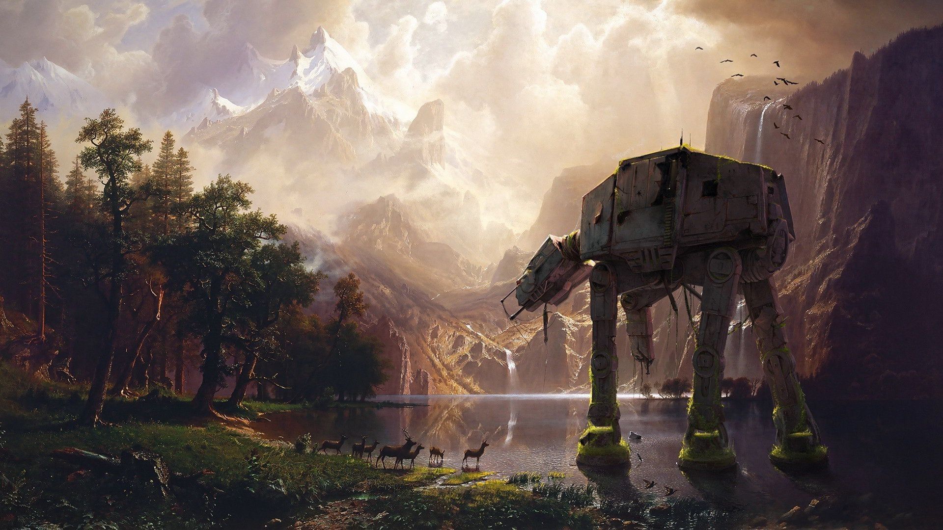 Can anyone tell me if this image is anywhere in canon? I like the image a lot but I can't figu. Beaux fonds d'écran, Affiche star wars, Illustrations de star wars