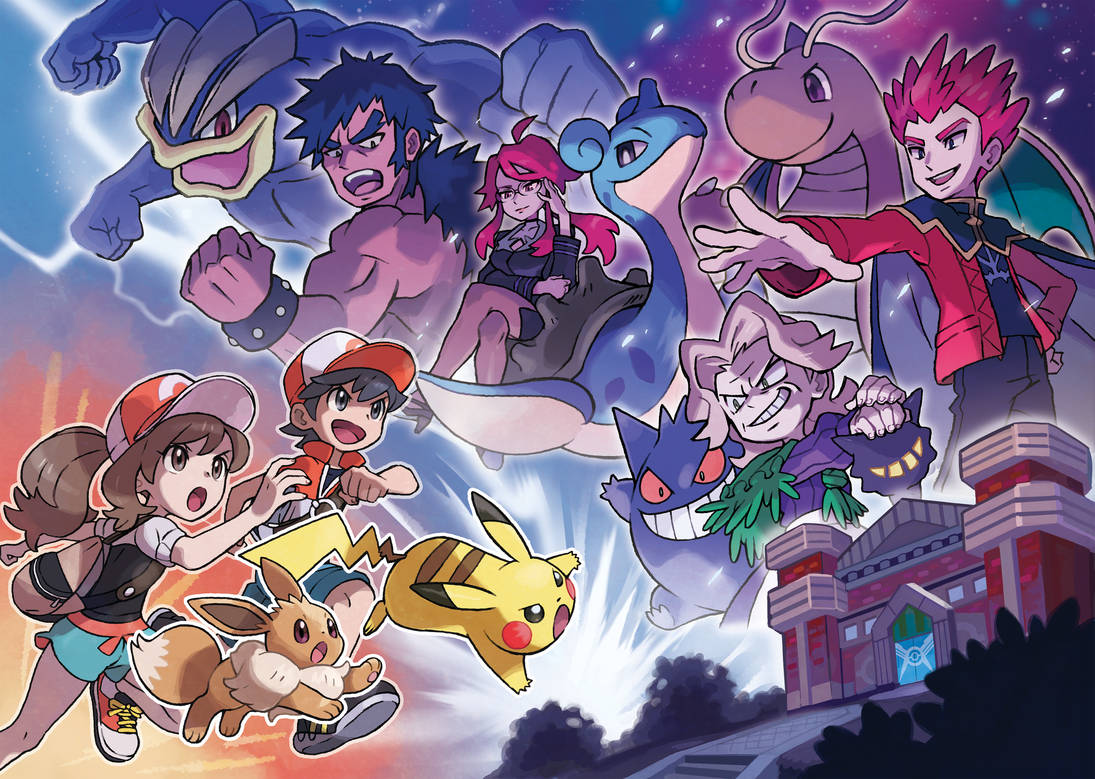Pokémon: Let's Go Elite Four HD Wallpaper