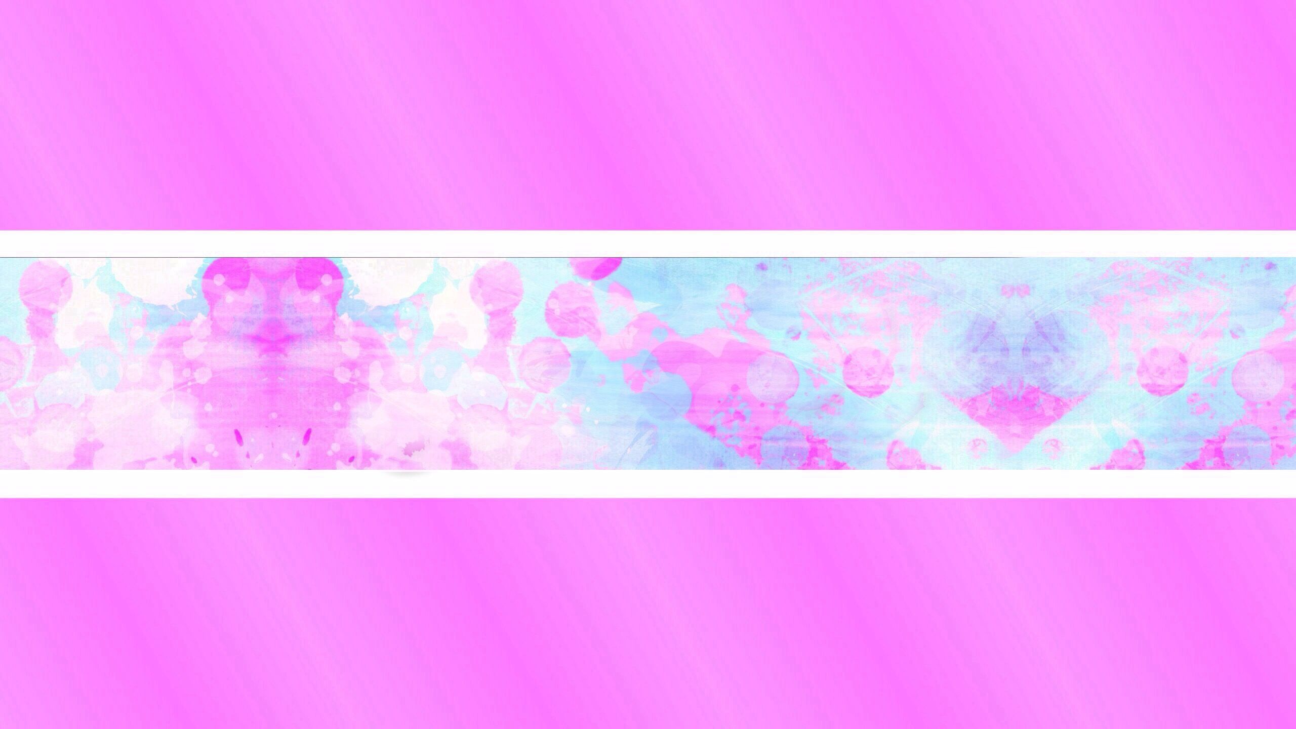 Pink Blue Youtube Banner