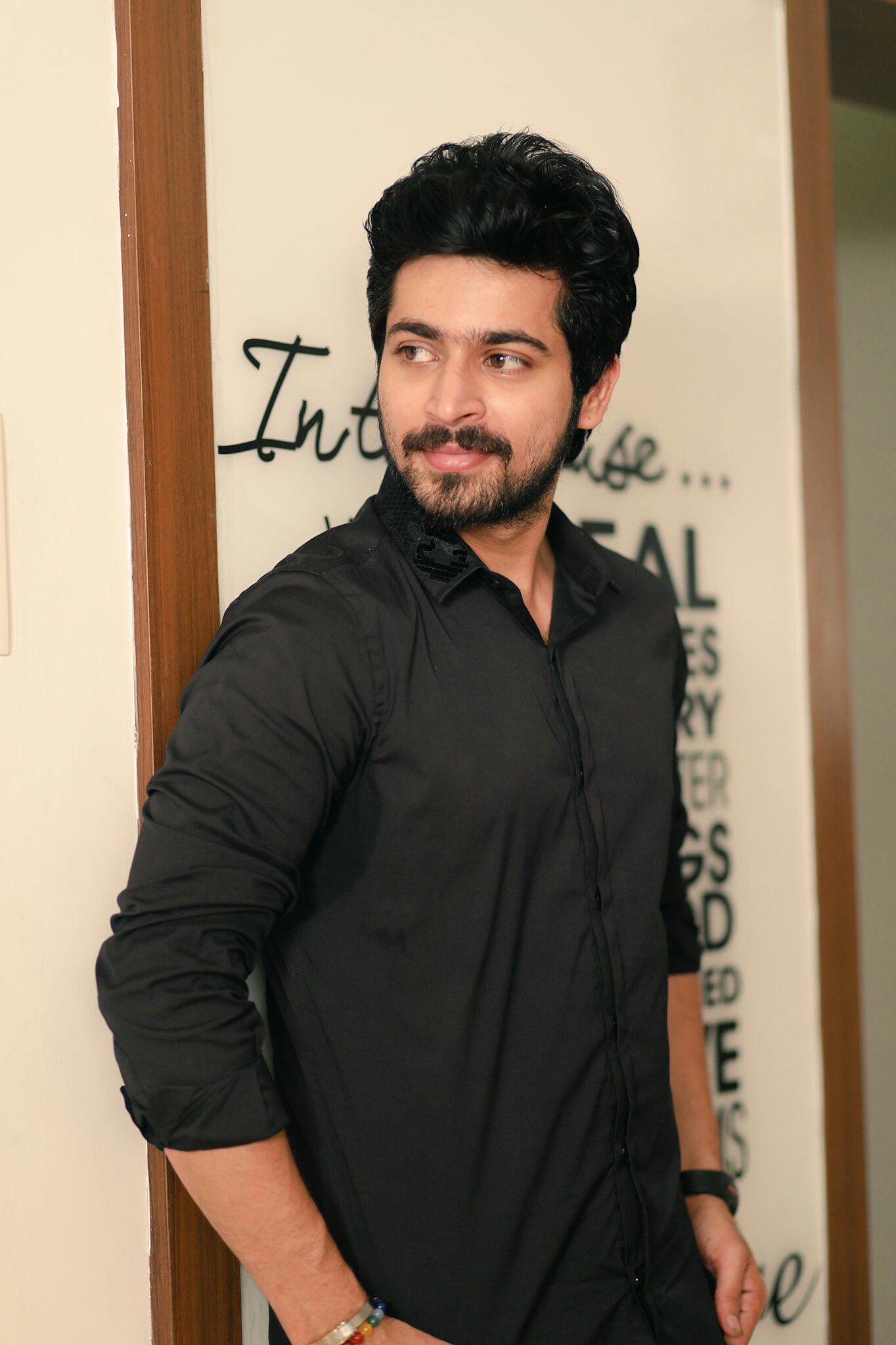 HarishKalyan with black dress. Famous celebrities, Kalyan