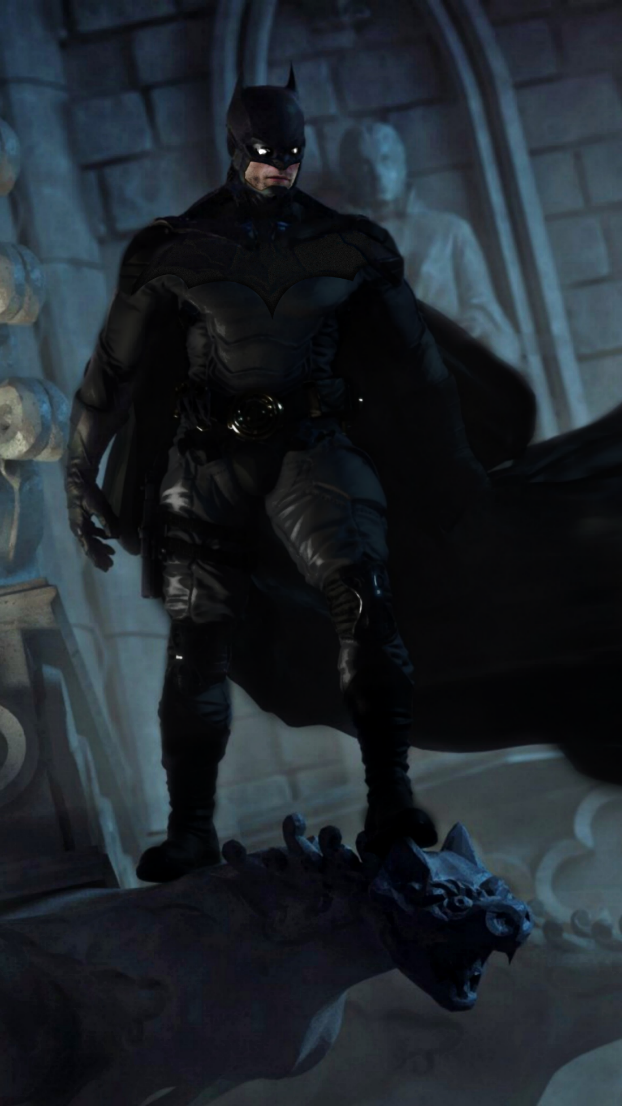 Batman suit concept for Robert Pattinson's The Batman 2021