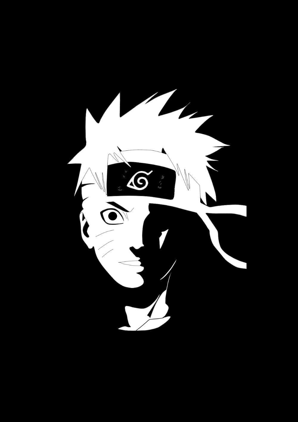 Naruto Black and White Wallpapers  Top Free Naruto Black and White  Backgrounds  WallpaperAccess