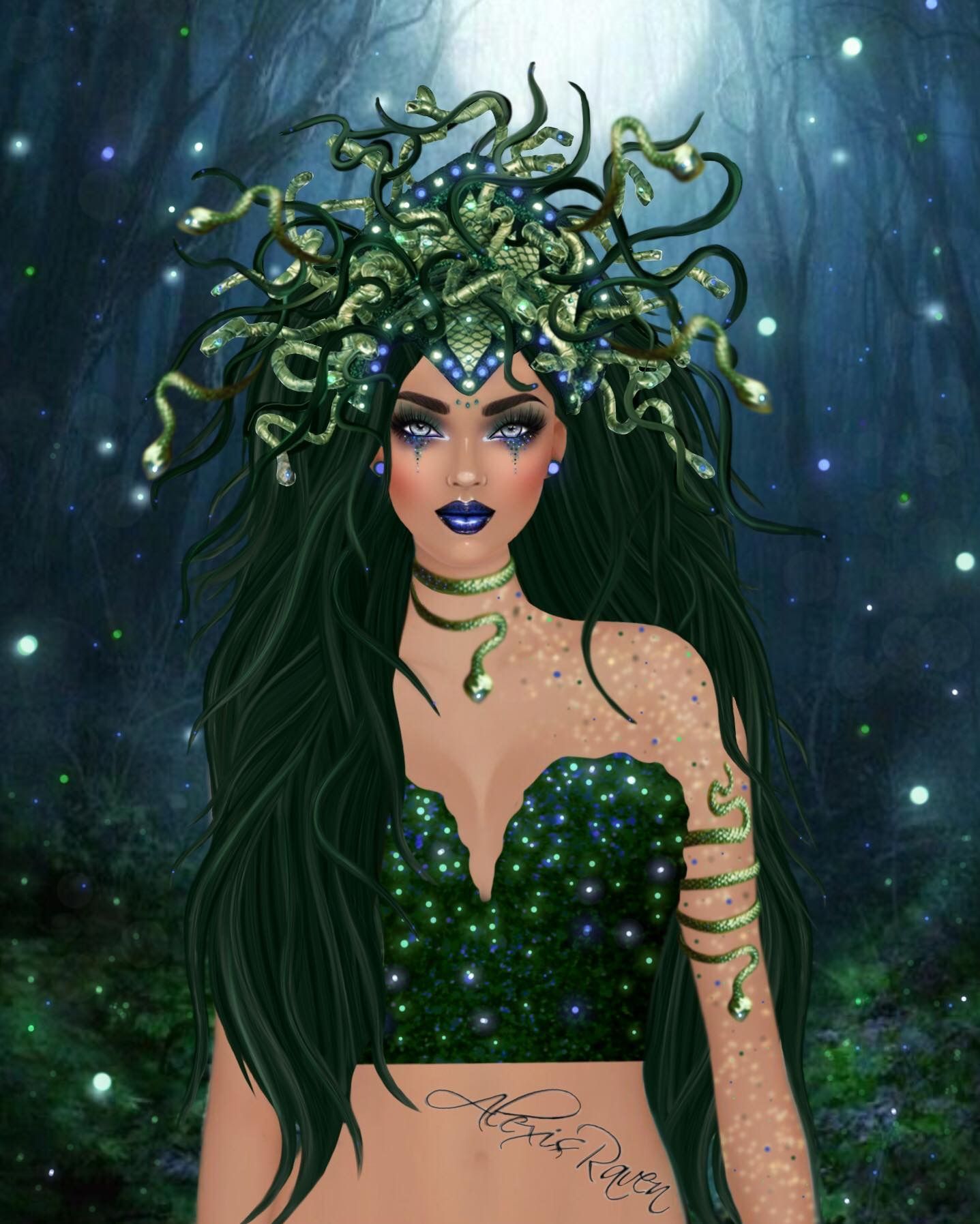 Covet artwork by ᗩᒪe᙭iᔕ ᖇᗩᐯeᑎ. Digital art girl, Beautiful fantasy art, Art girl