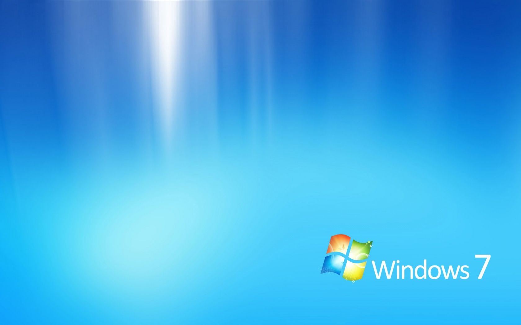 Windows 7 Light Blue Wallpaper