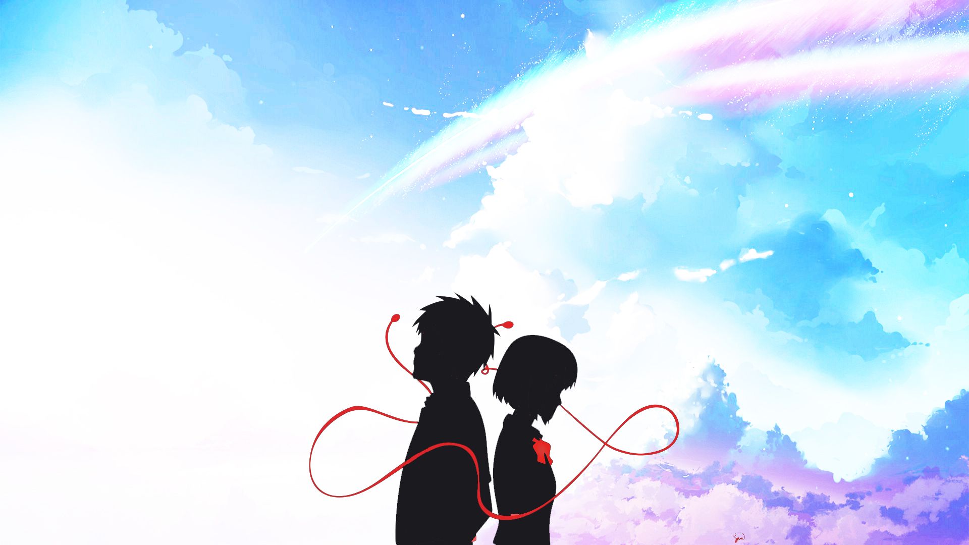 Mitsuha And Taki Wallpapers - Wallpaper Cave