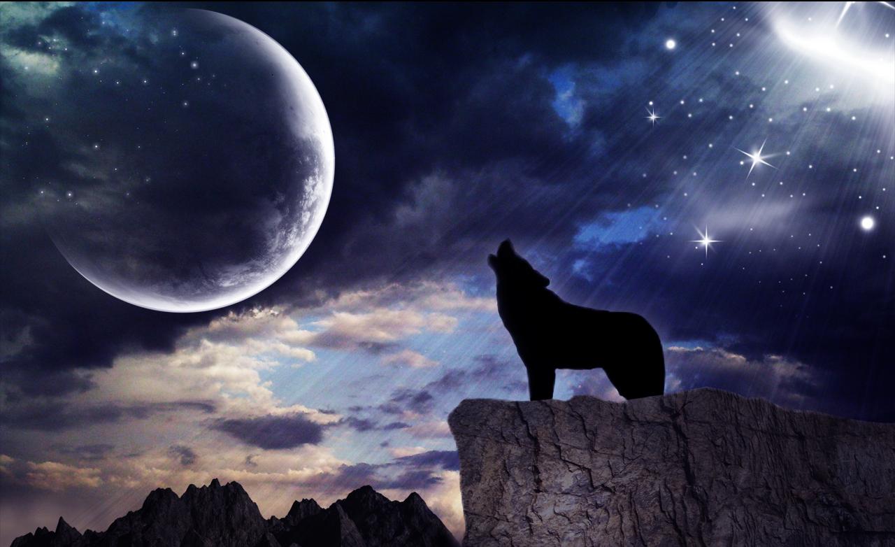 Wolf Moon Live Wallpaper for Android