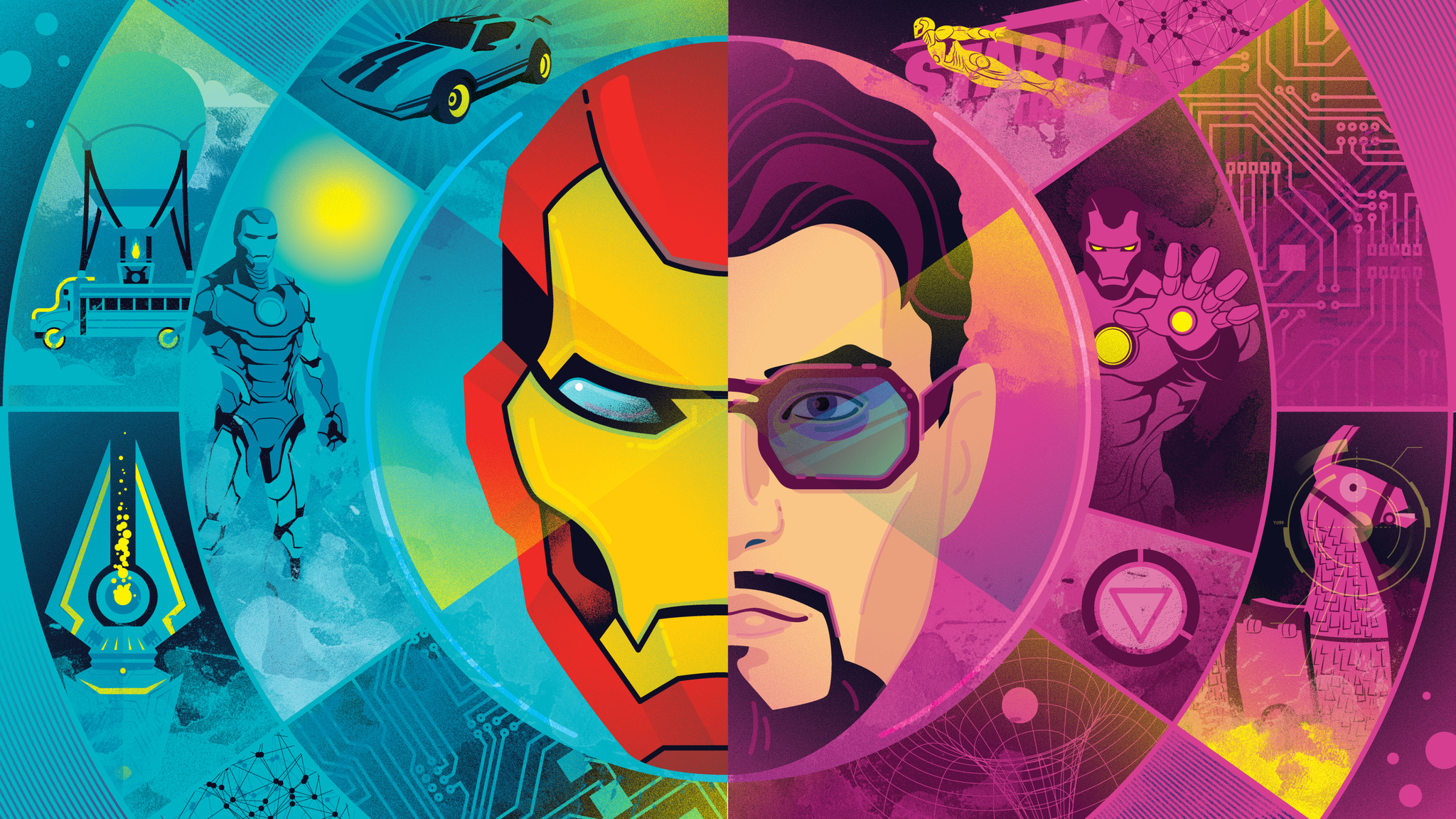 Tony Stark Fortnite wallpaper