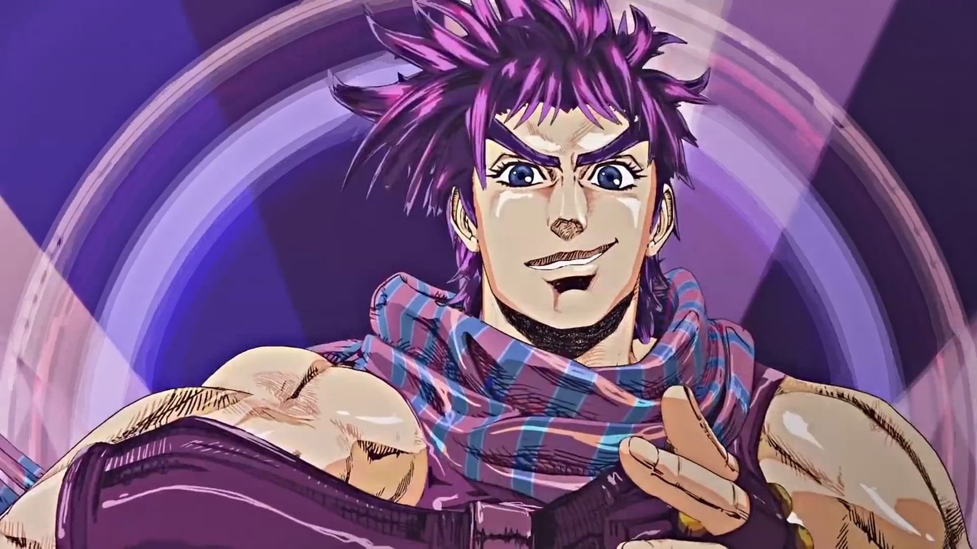 JoJo Bizarre Adventure Part 2: Battle Tendency Intro Wallpaper