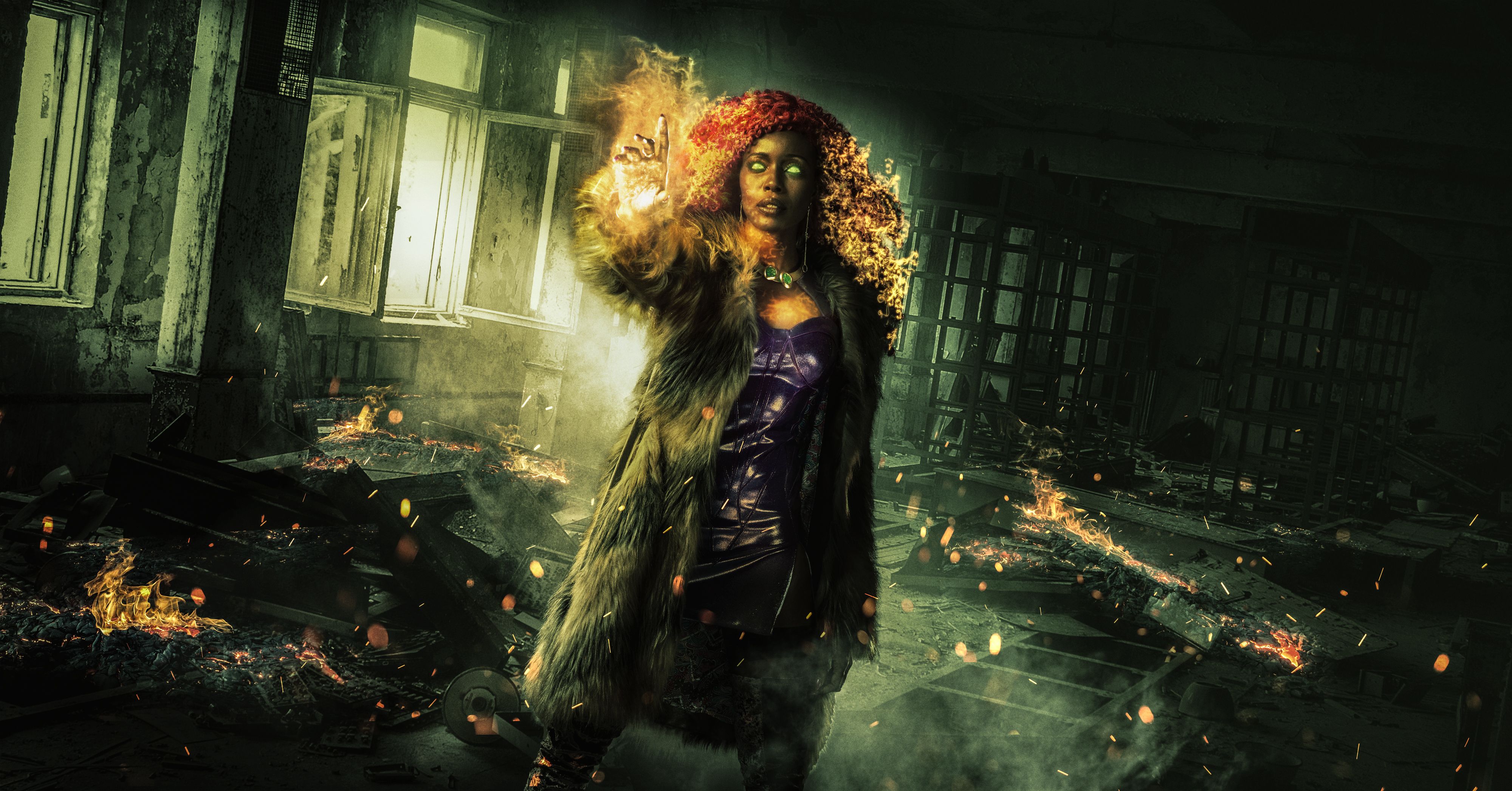 Wallpaper Starfire, Titans, DC Comics, Anna Diop, 4K, TV Series,. Wallpaper for iPhone, Android, Mobile and Desktop