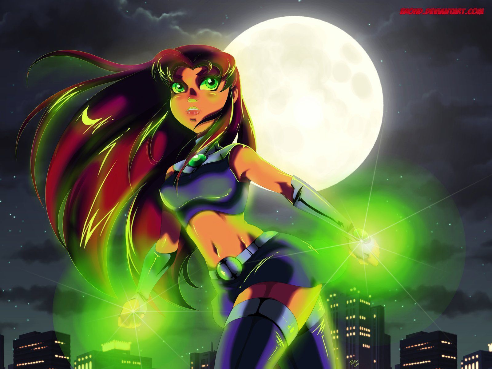 Starfire Wallpaper