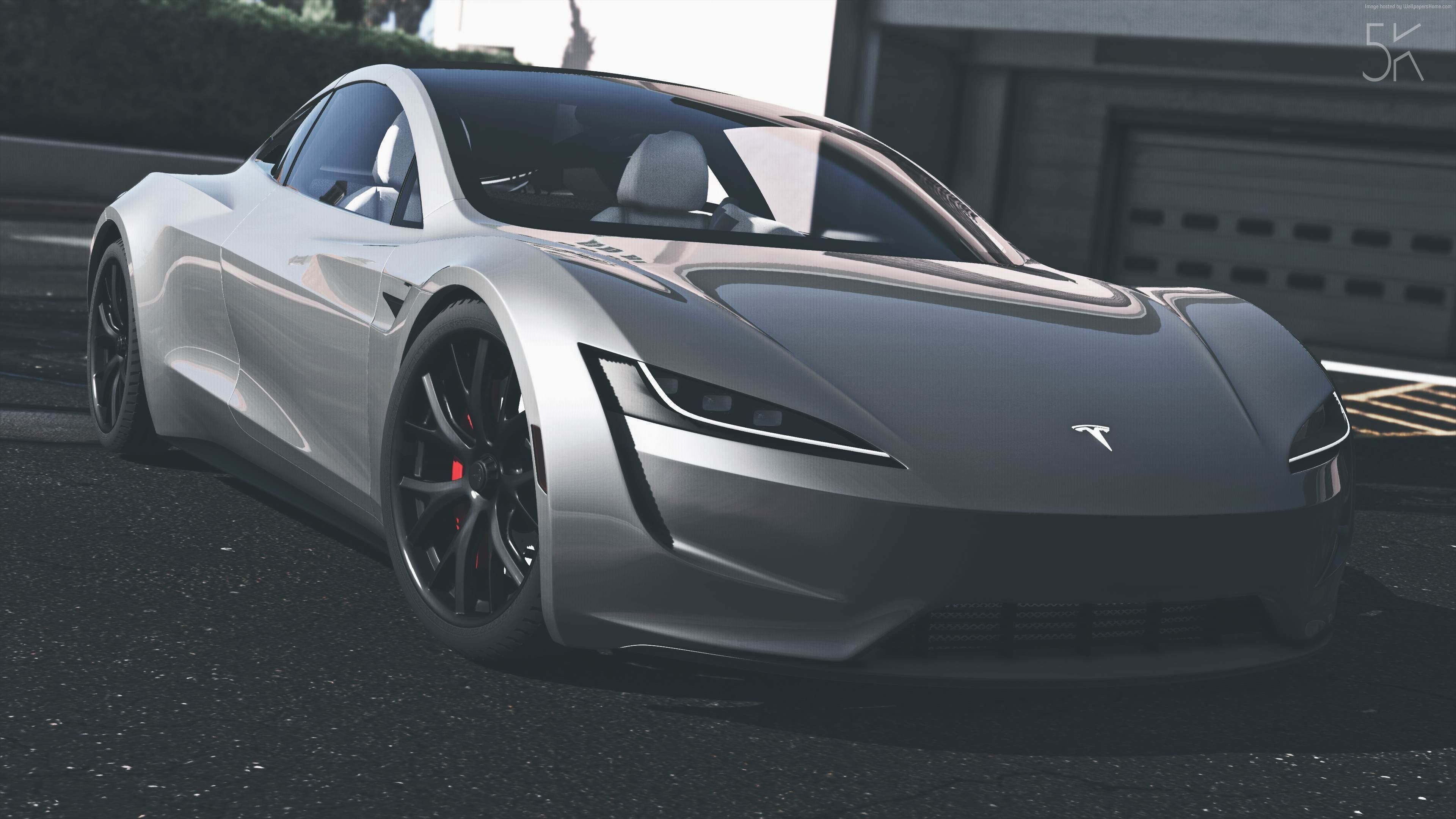 Tesla Roadster HD wallpaper, Background