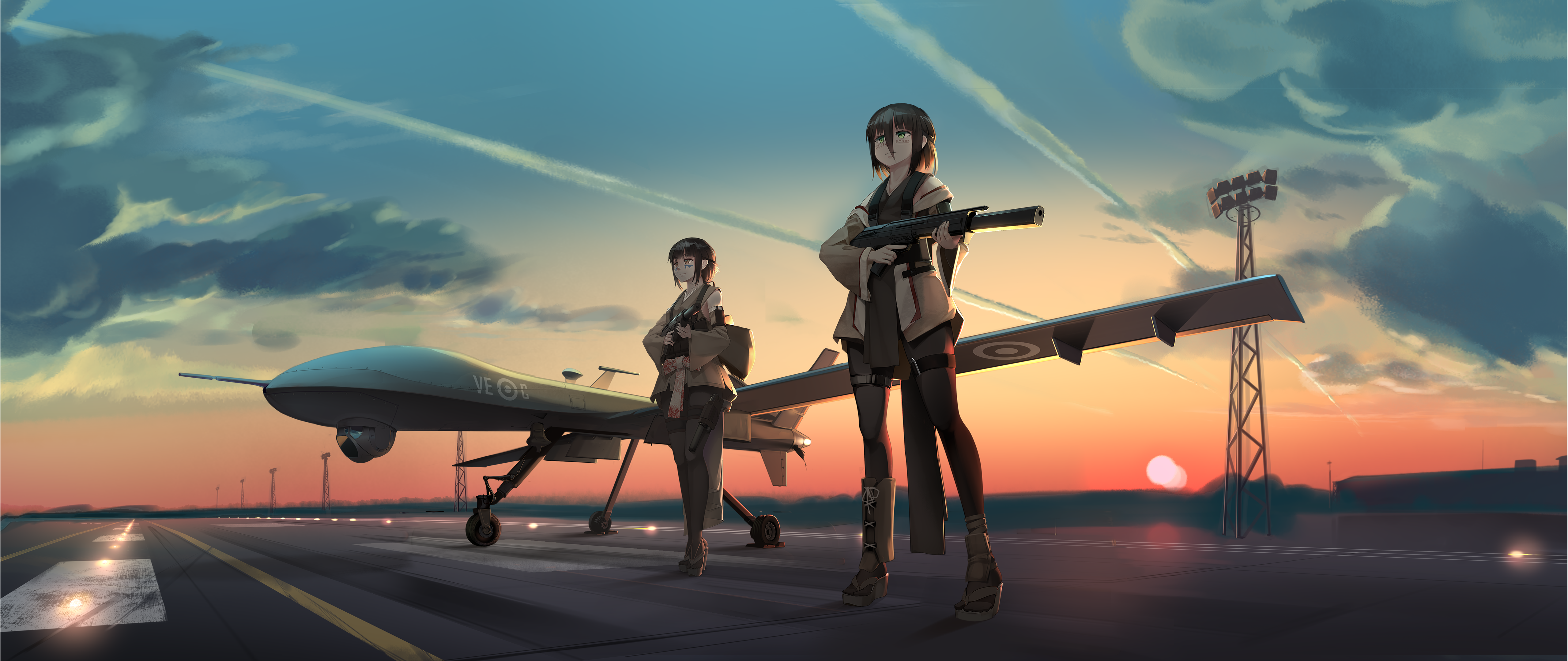 When everything fails send in the female squad and the uav 4k Ultra HD Wallpaper