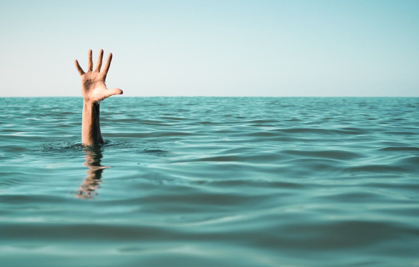 Wallpaper hand, help, problems, drown image for desktop, section ситуации