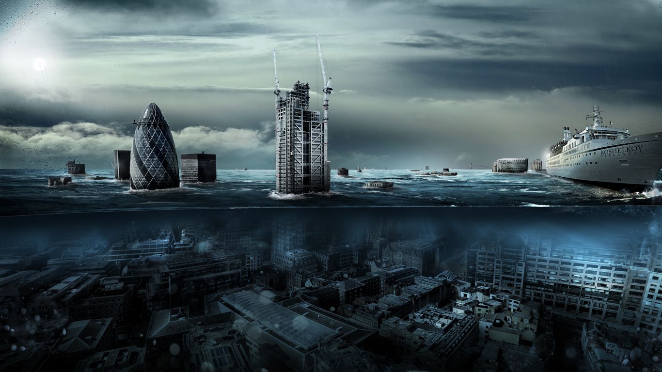 Drown City 5k 1366x768 Resolution HD 4k Wallpaper, Image, Background, Photo and Picture
