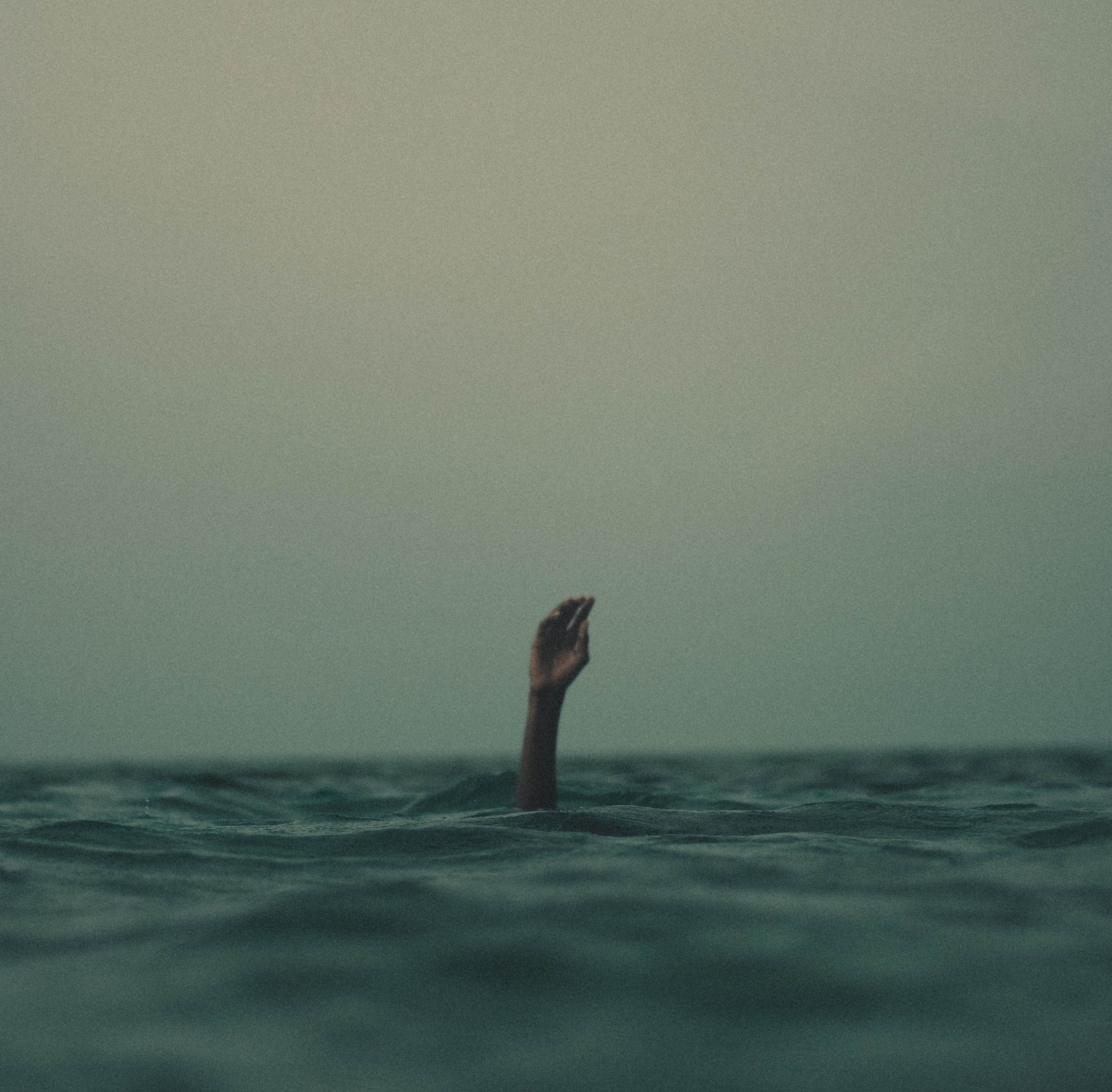 3357x3297 #concept, #wave, #gritty, #hand, #lost, #drown, #Free image, #arm, #conceptual, #water, #dark, #horizon, #help, #sinking, #sea, #going down, #ocean, #grainy. Mocah.org HD Wallpaper