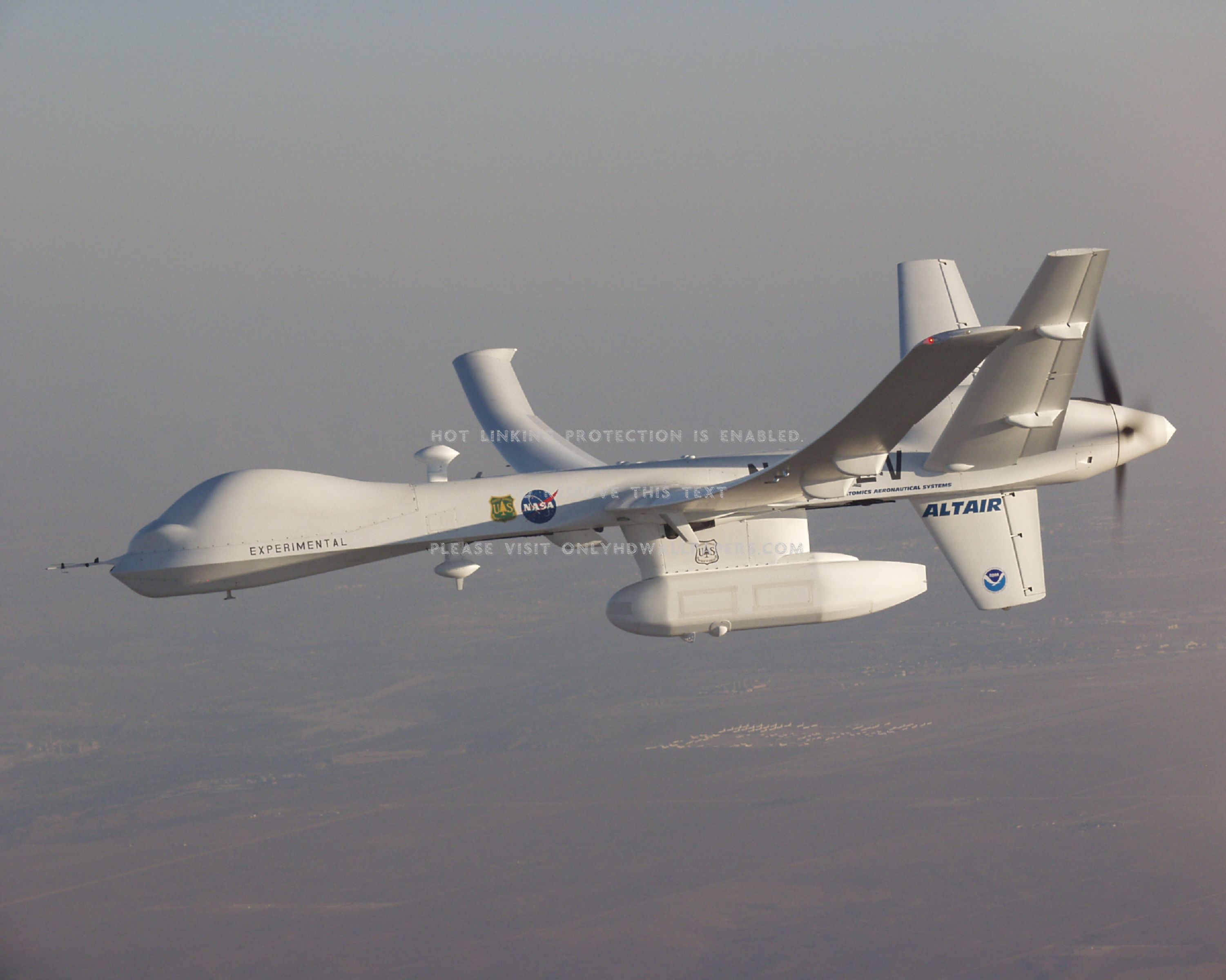 Aircraft military predator uav