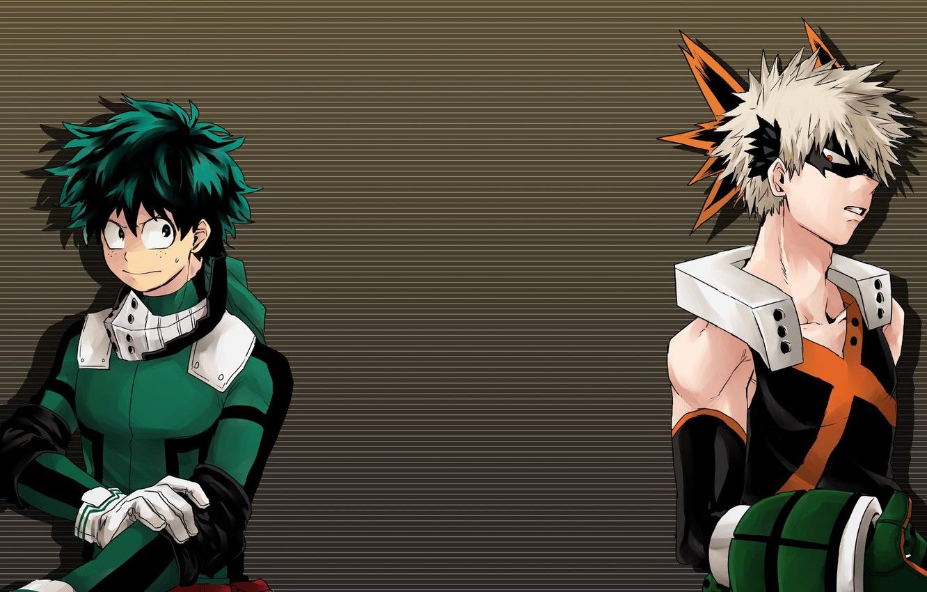 Wallpaper anime, hero, friends, manga, powerful, strong, uniform, yuusha, enemy, seifuku, grenade, Boku no Hero Academy, My Hero Academia image for desktop, section сёнэн