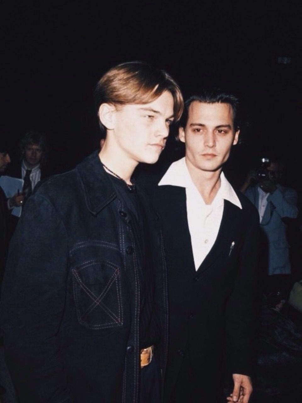 young depp, young dicaprio, beautiful and icon